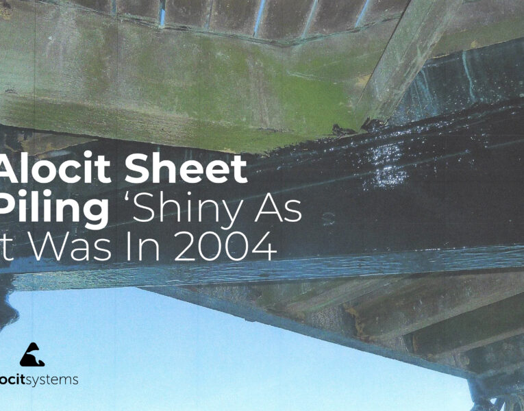 Alocit sheet piling ‘shiny as it was in 2004’